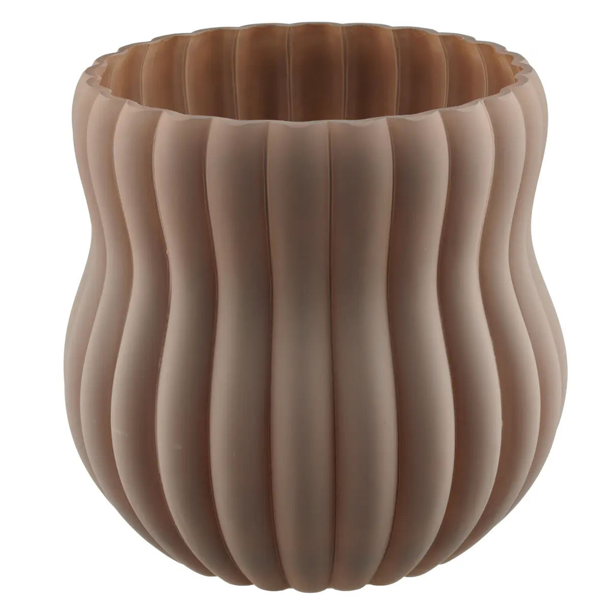 Deko-Vase - HØ ca. 19x19 cm, Mandel