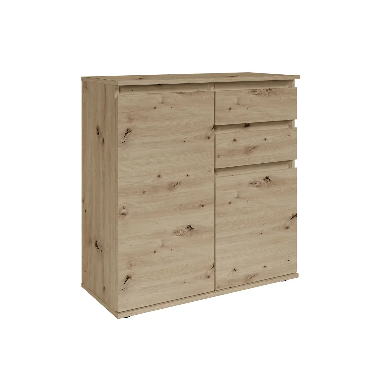 Kommode - B ca. 80 cm, Artisan Eiche Nachbildung