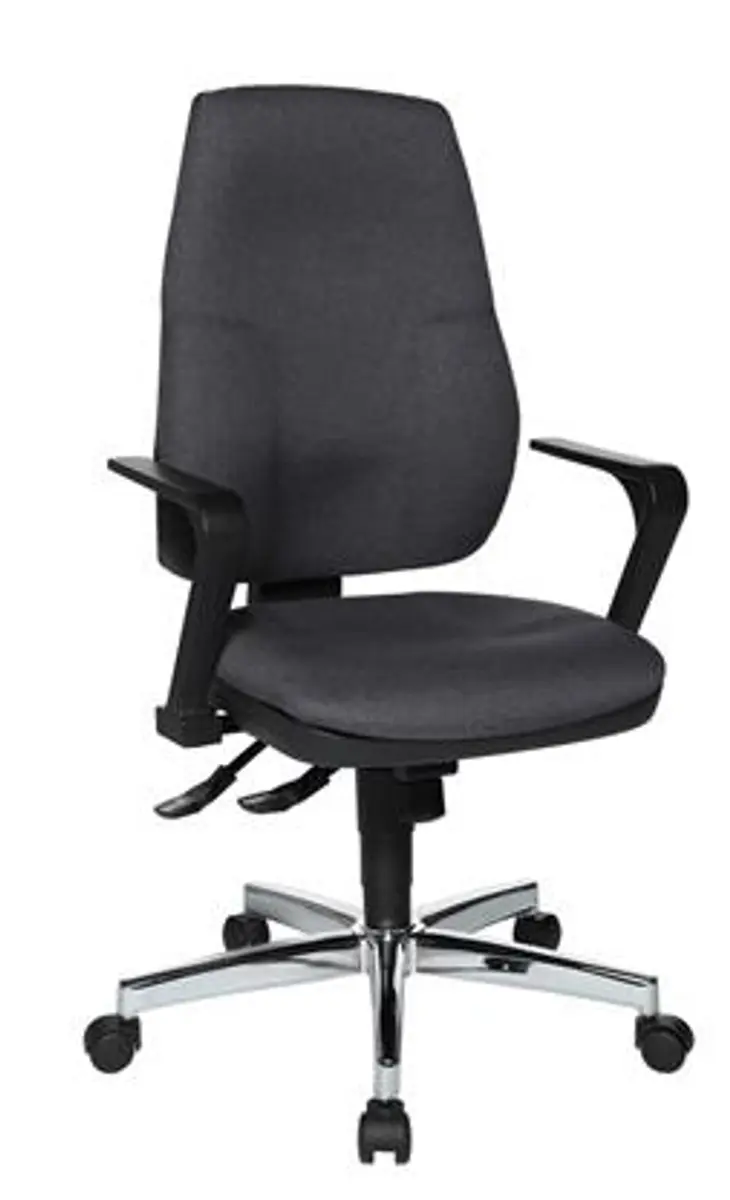 Design-Drehstuhl Ergo Work 270 - Stoff, Anthrazit