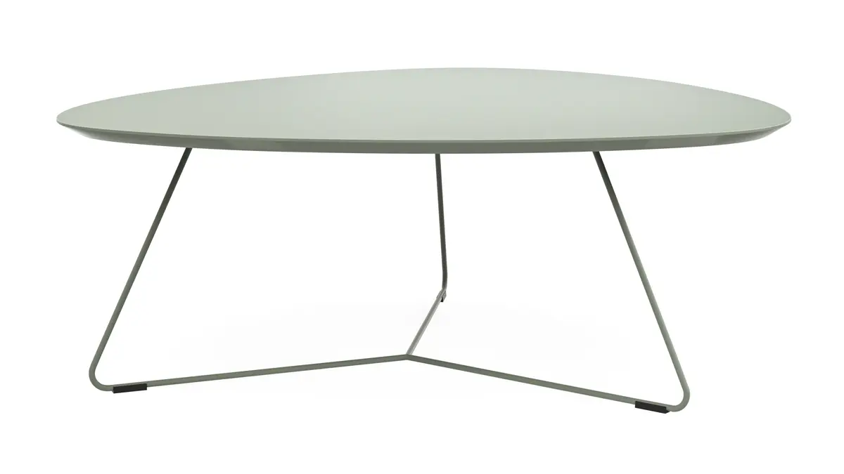 Couchtisch Fano - LBH ca. 96x86x38 cm, Fenix, Olivgrün