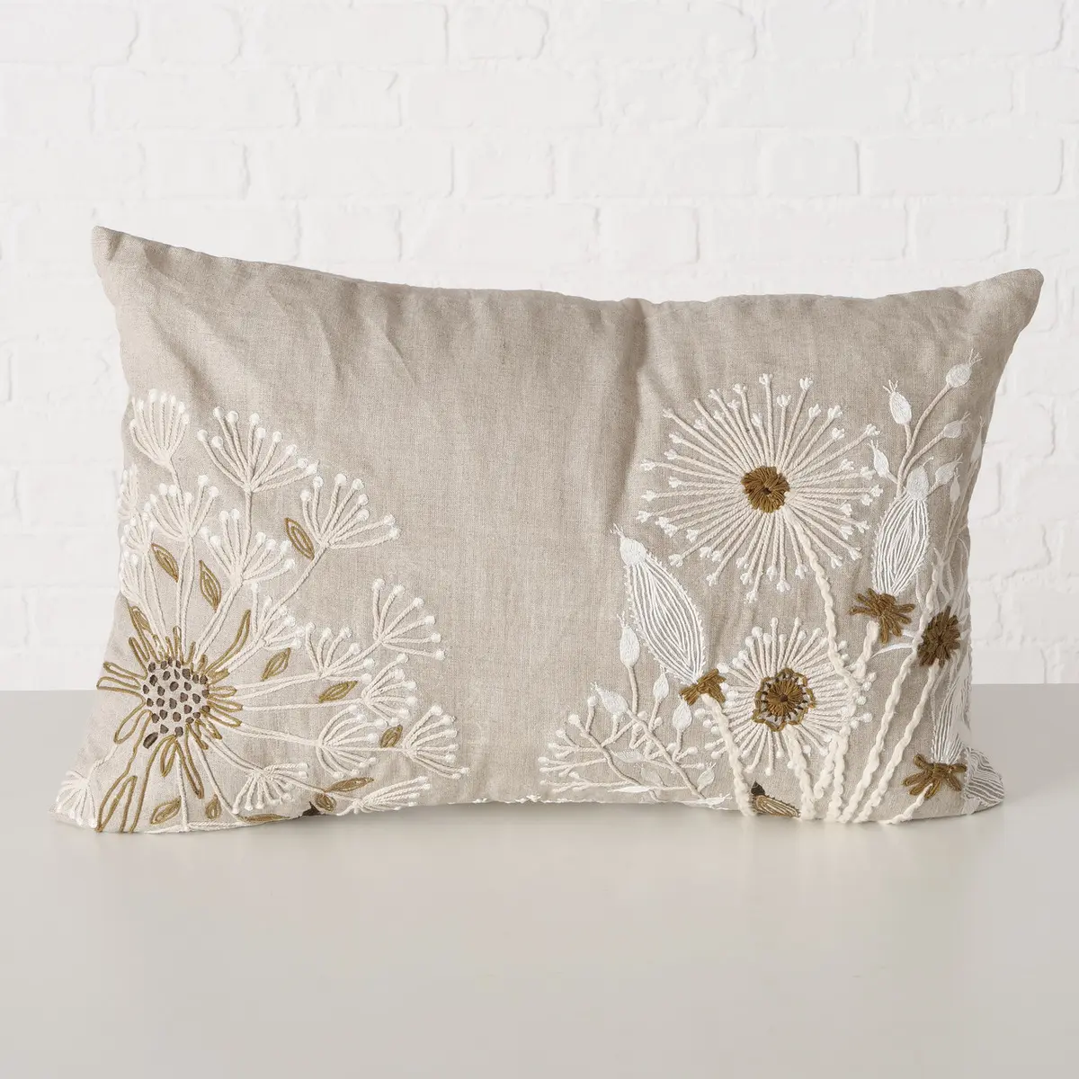Deko-Kissen - BL ca. 60x39 cm, Beige