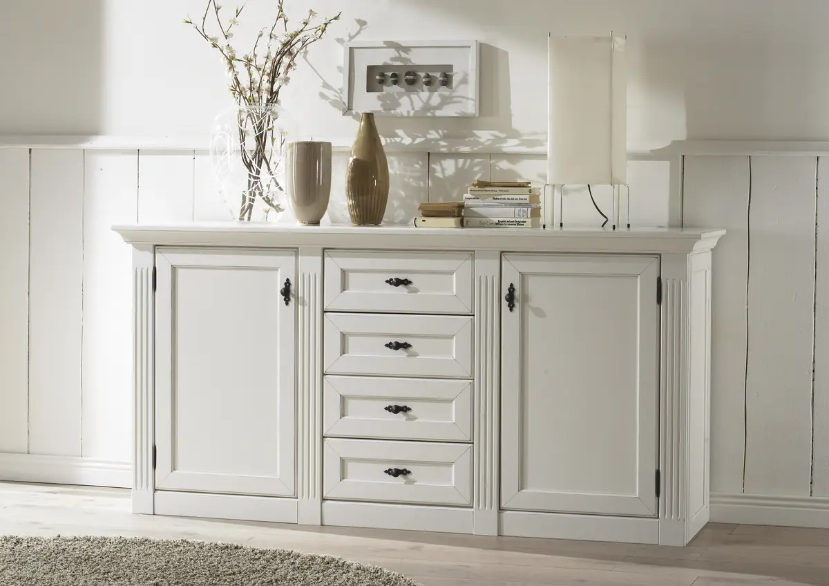 Sideboard - Lack, weiß