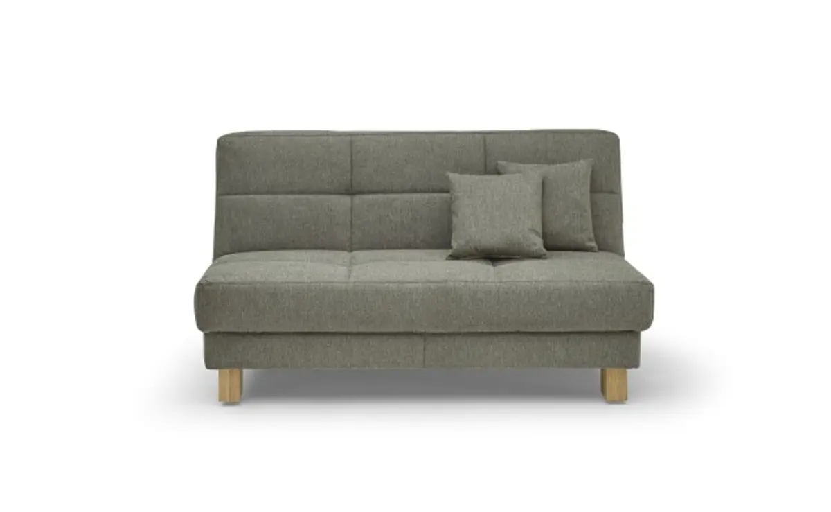 Funktionssofa EASY Optik B - 2-Sitzer, 155 cm inkl. Schlaffunktion, Stoff, Grün