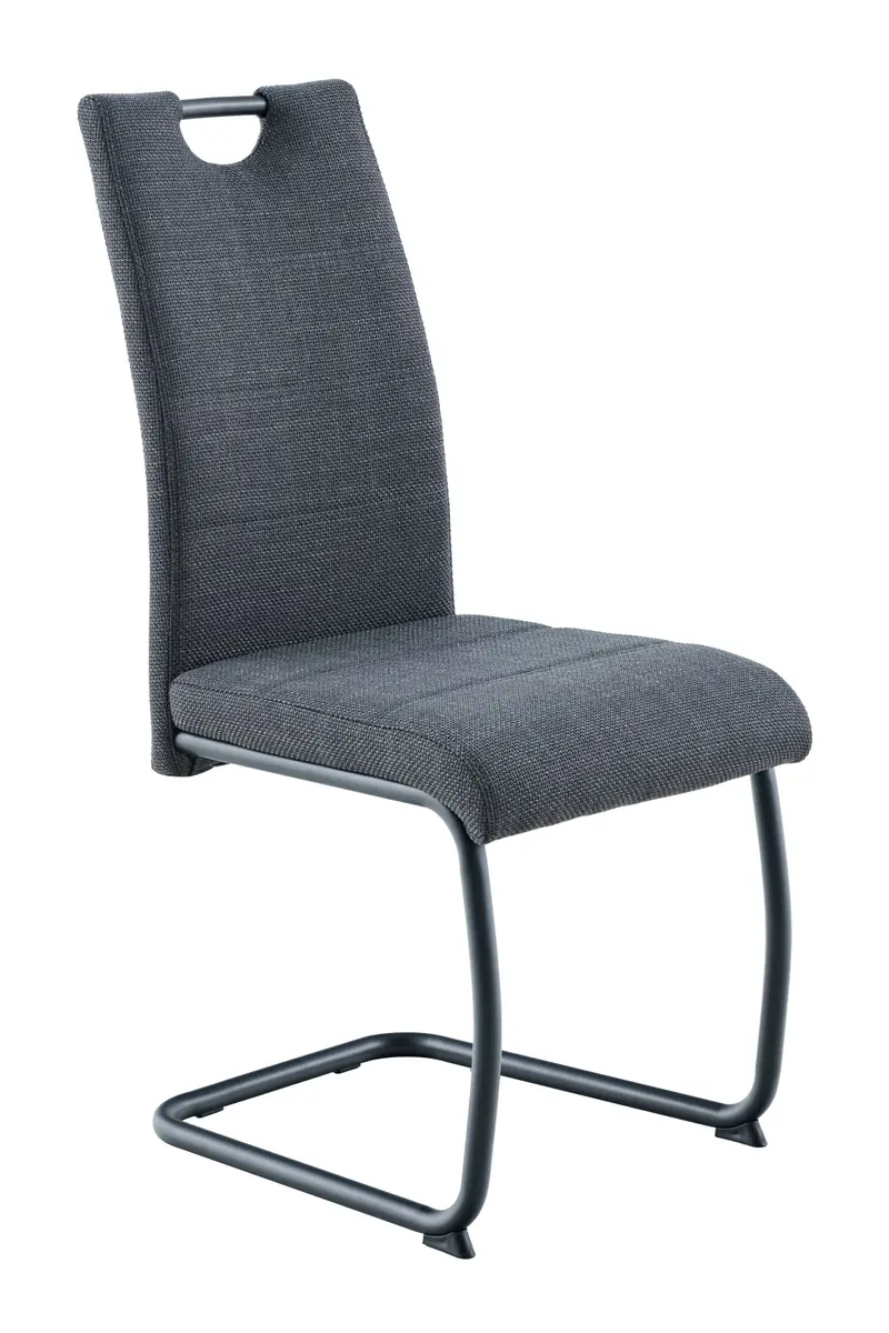 Freischwinger - Stoff, Anthrazit