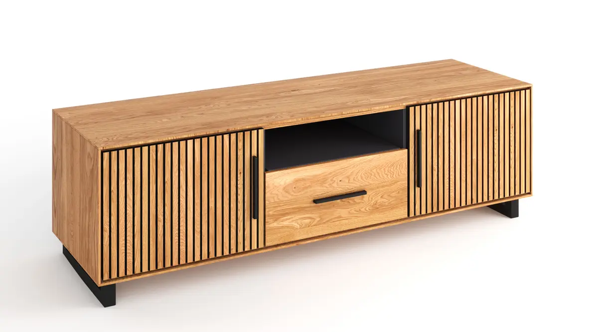 TV-Board- Eiche furniert