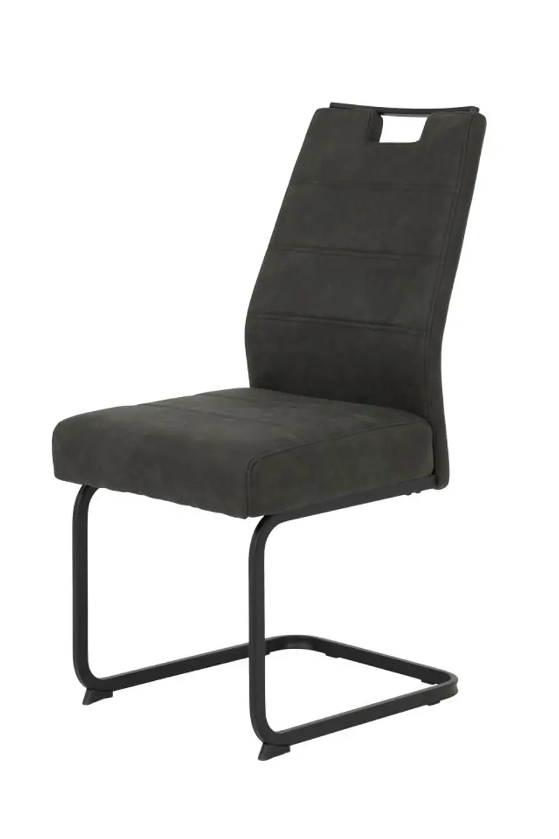 Schwingstuhl - Stoff, Anthrazit