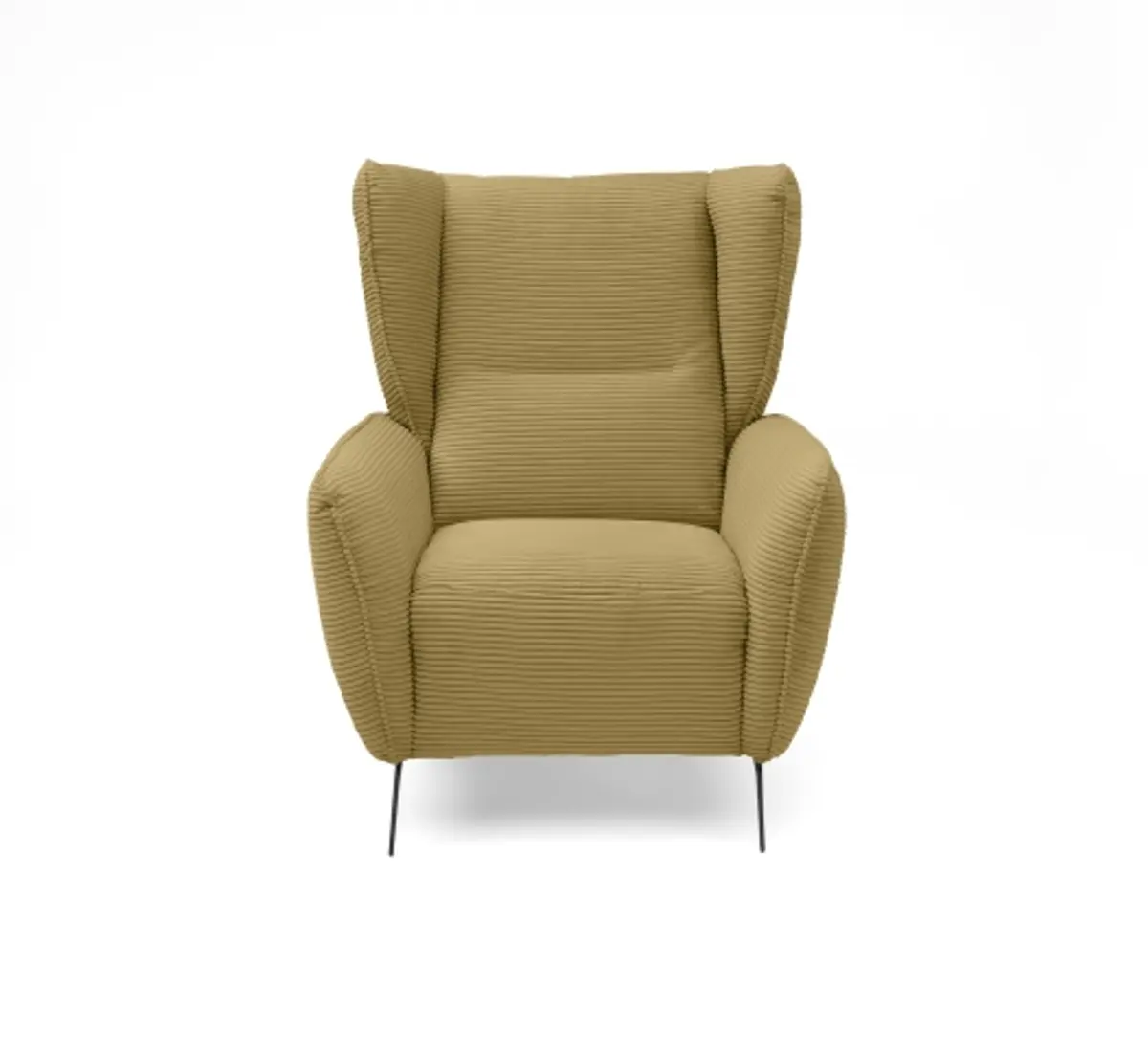 Sessel EILA - Stoff, Senfgelb