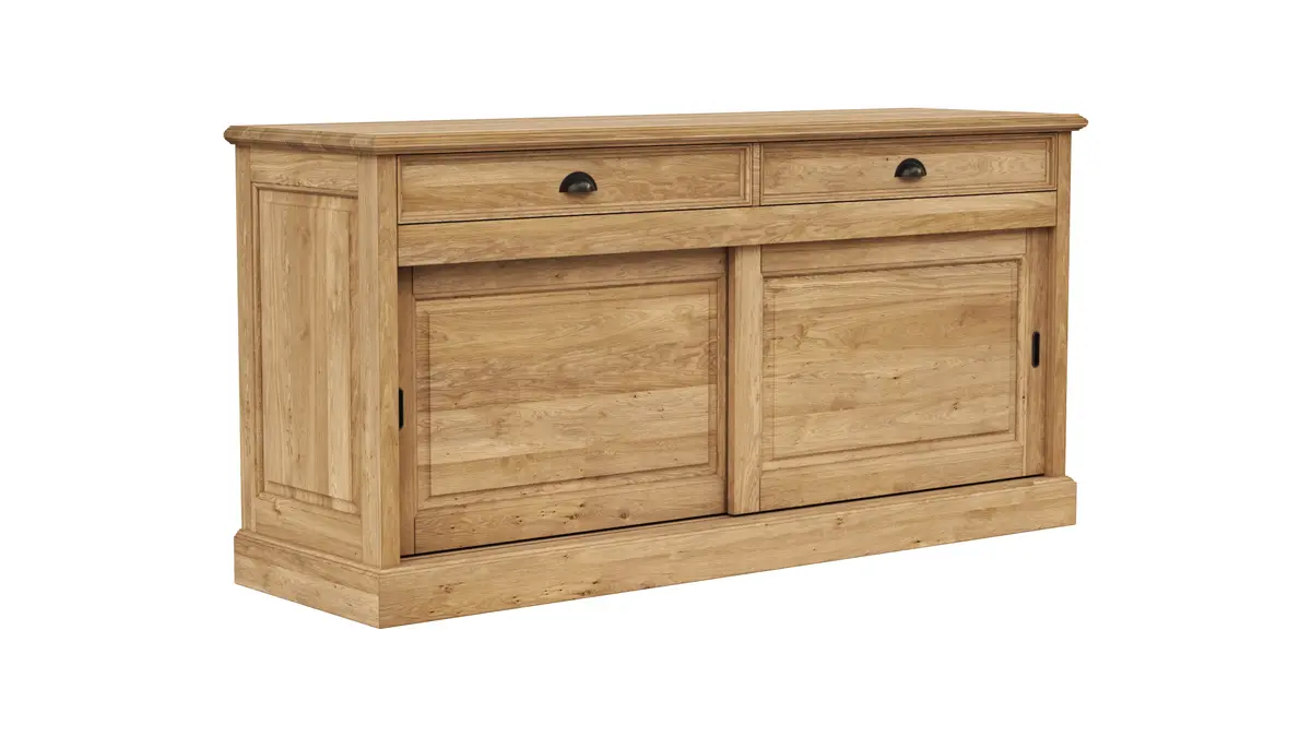 Anrichte Louisiana - Wildeiche teilmassiv, geölt