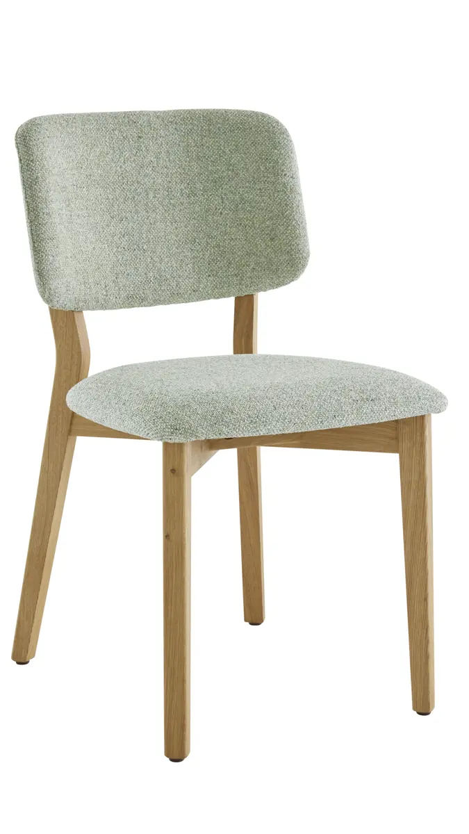 Stuhl Mila - Stoff, Limone