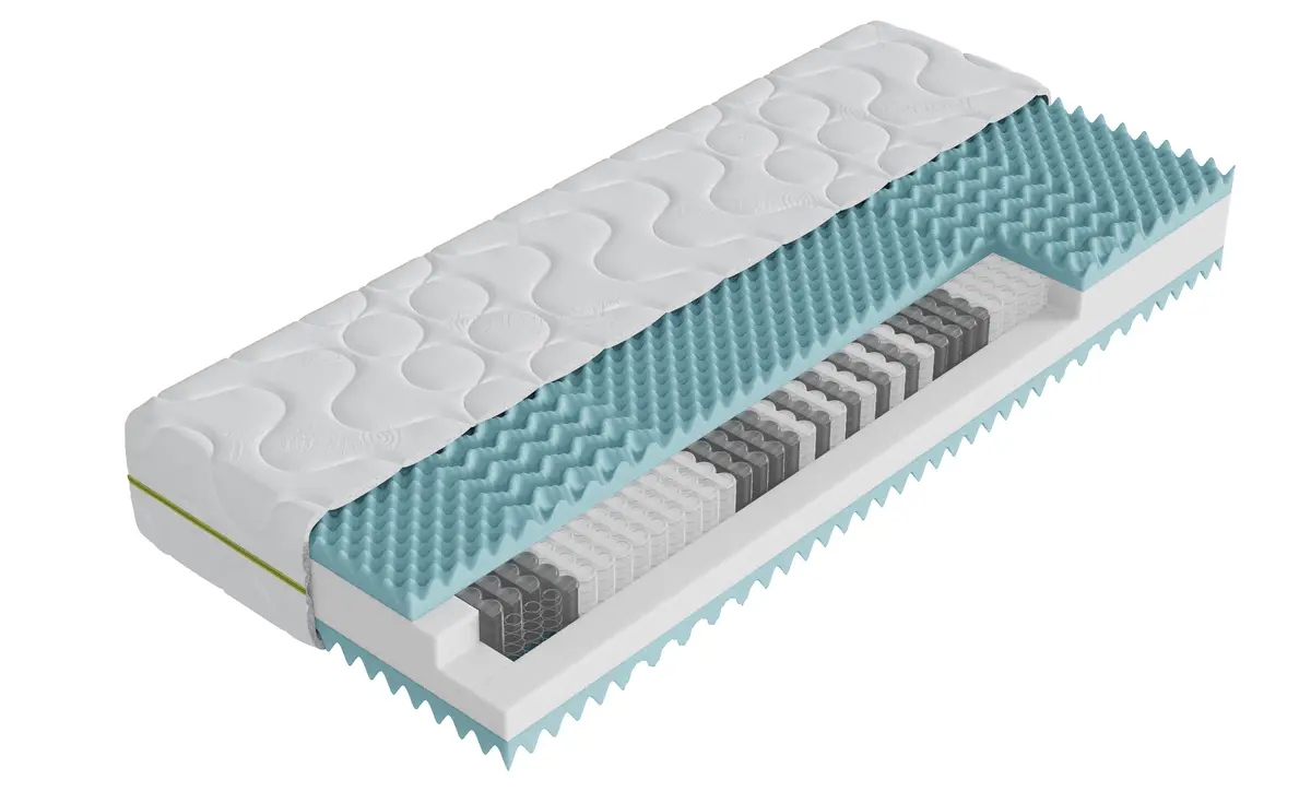 Tonnentaschenfederkernmatratze Natura Alpin TFK 26 - 90x200cm, H3 fest