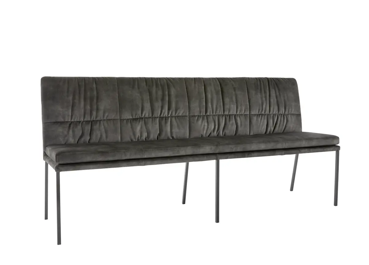 Polsterbank Saragossa Soft - Breite ca. 200 cm, Stoff, Olive