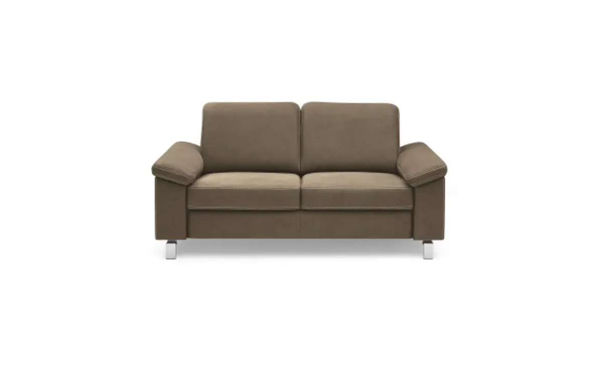 Sofa CALM PLUS - 2,5-Sitzer, Microfaser, Braun