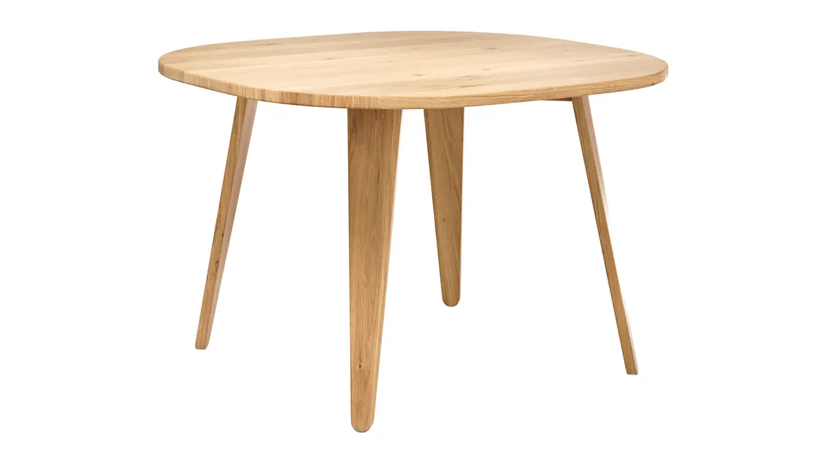 Esstisch Signe - LB ca. 110x110 cm, Asteiche massiv, Geölt