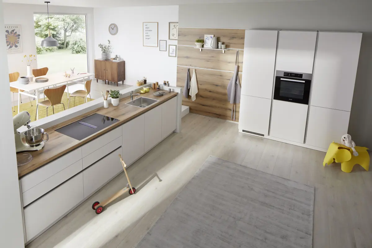 Doppelte Küchenzeile 52.180 CO 3 521, Muschelweiß