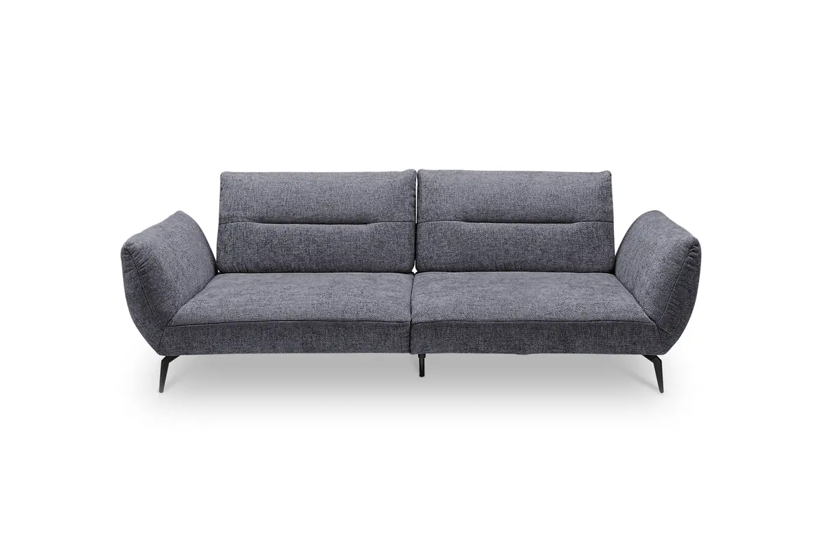 Megasofa PAYTON - 3-Sitzer, Stoff, Graublau