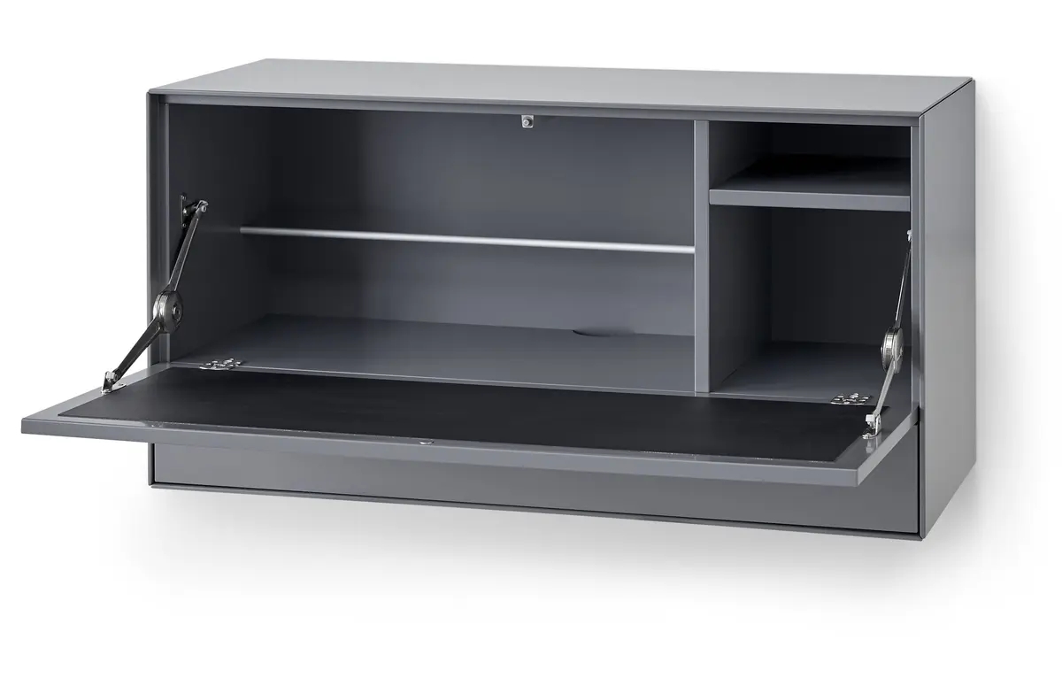 Sekretär Edge - Lack, Graphit