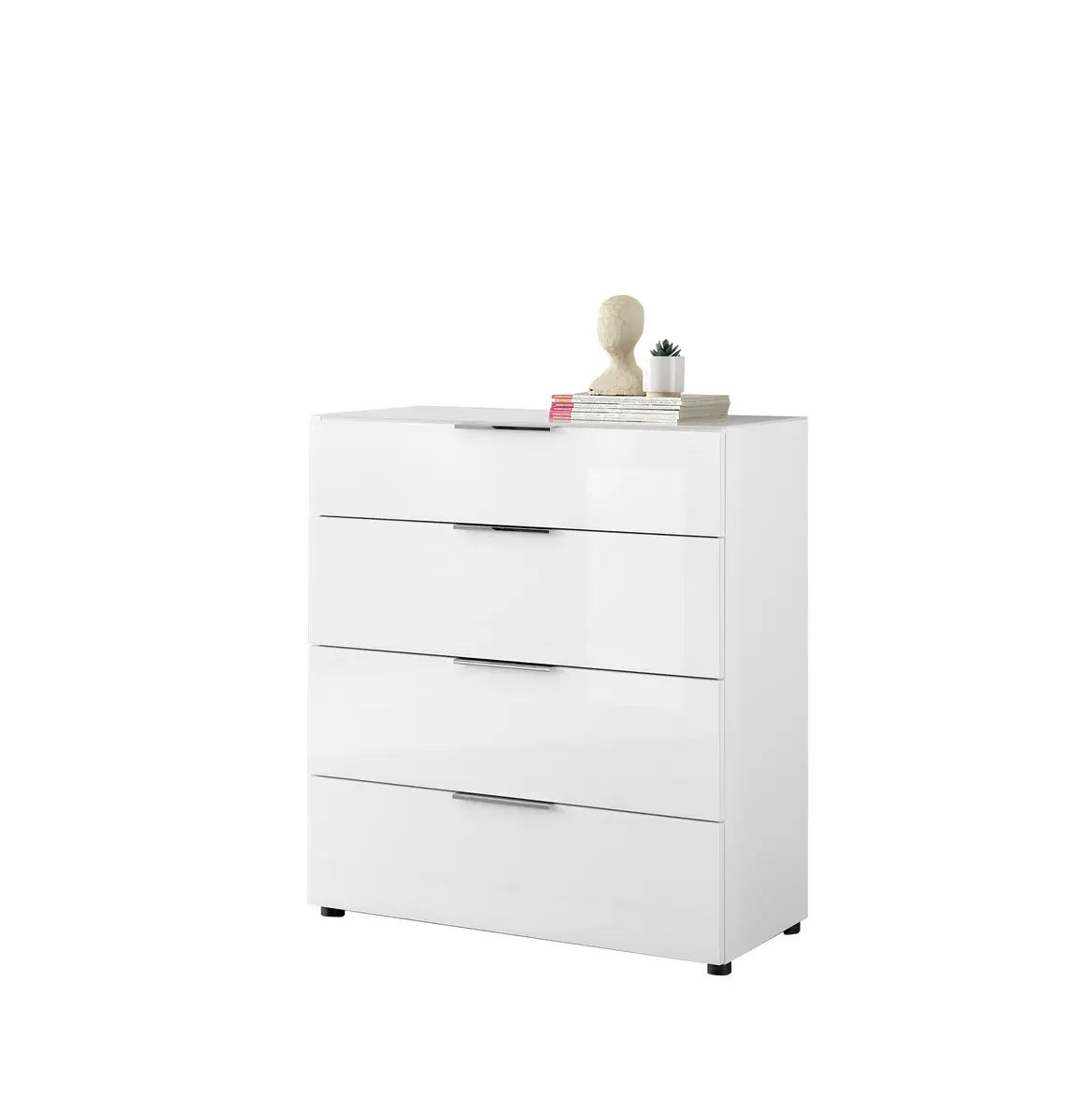 Kommode - B ca. 90 cm, Weiß