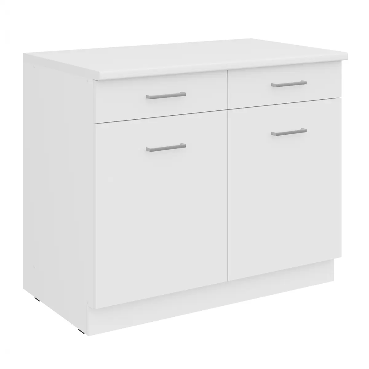 Unterschrank- B ca. 100 cm, Weiß, Matt