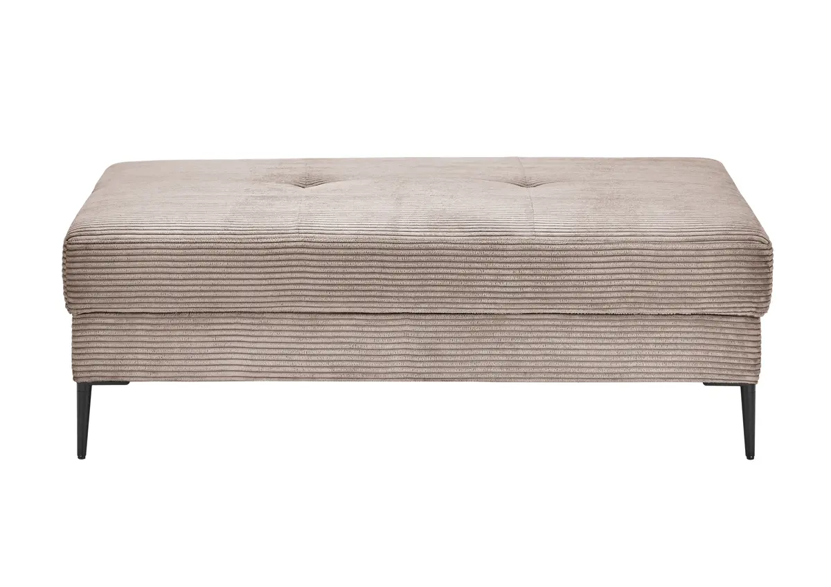 Hocker - Stoff, Rosa