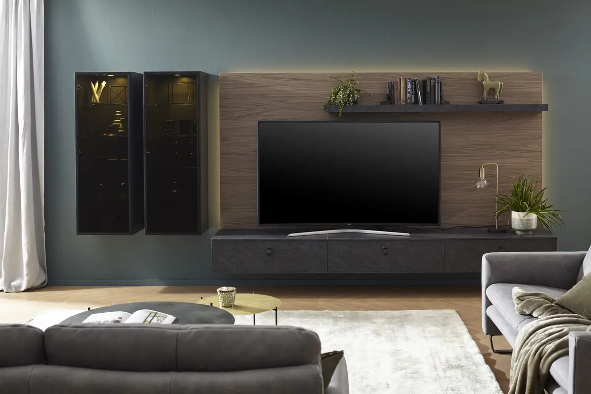 Wohnwand zu Inselküche 51.180 GL 1 522