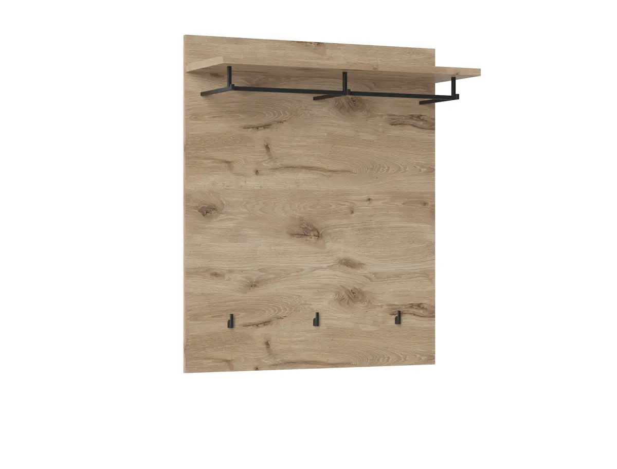 Garderobenpaneel - Eiche Dekor