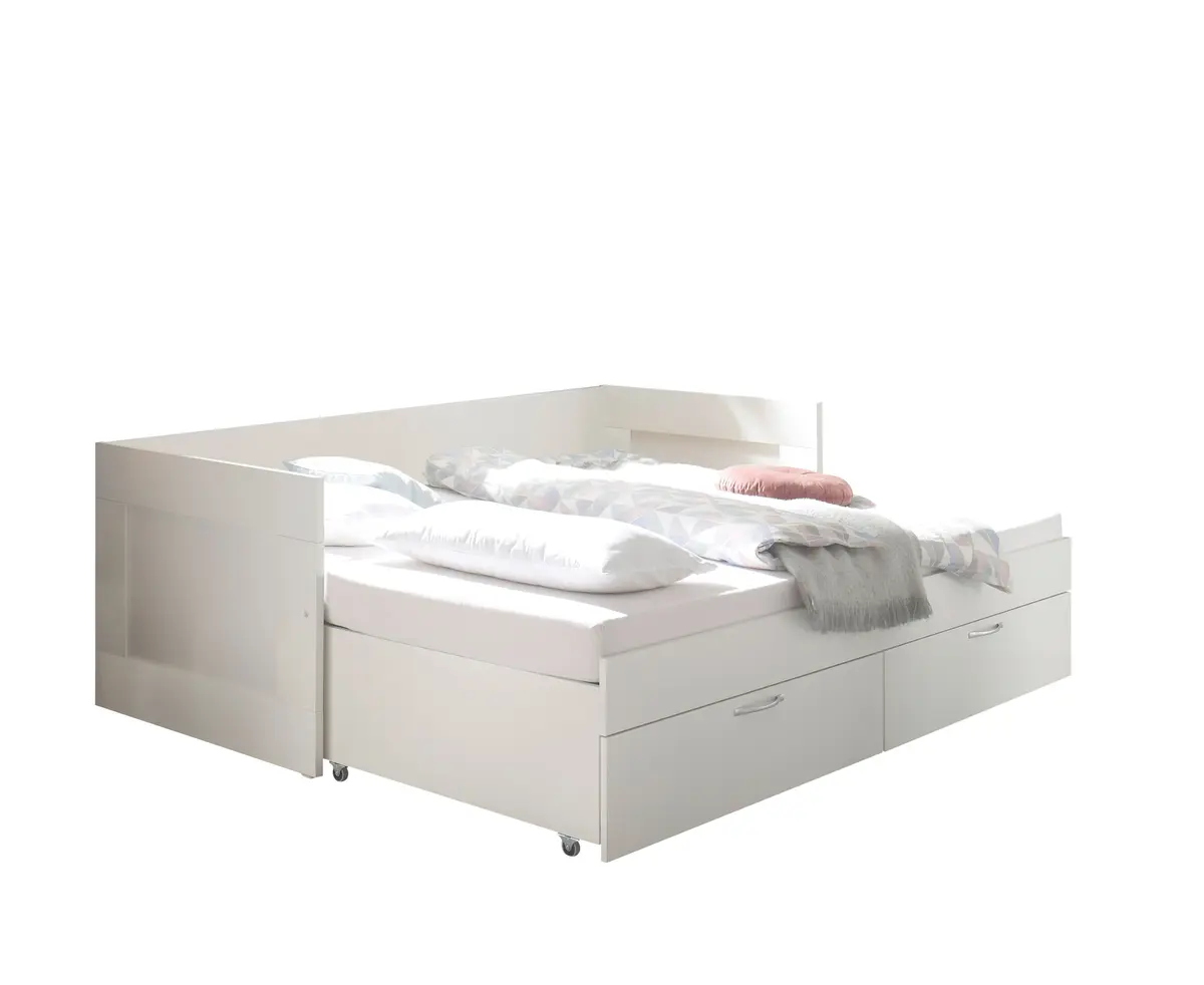 Funktionsbett- Liegefläche ca. 90x200 cm, Weiß