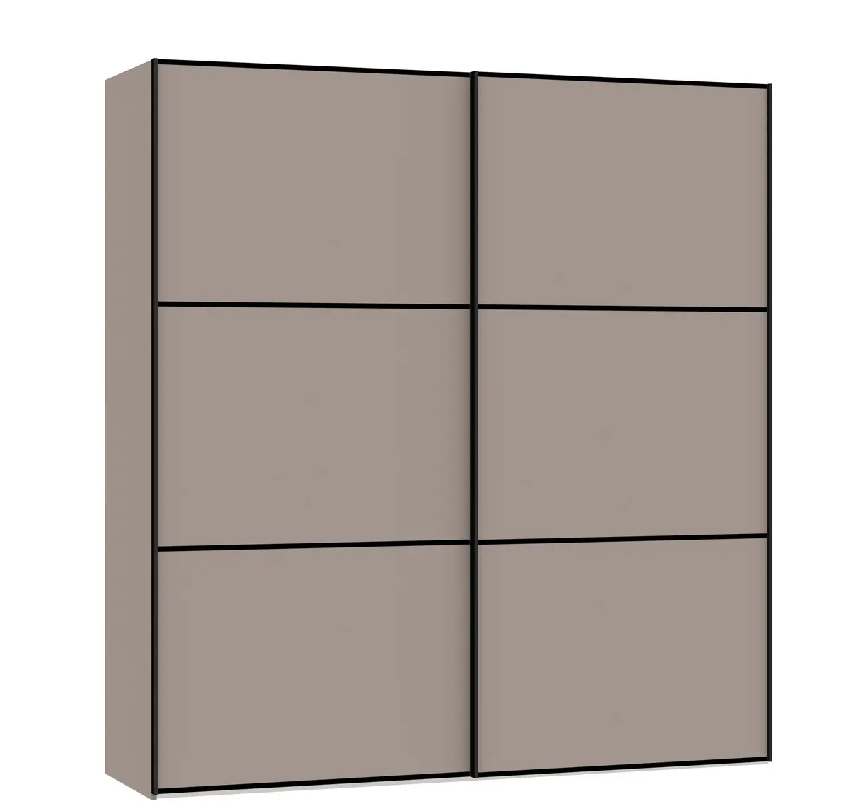 Schwebetürenschrank JOIN IT- B ca. 202 cm, Nougat