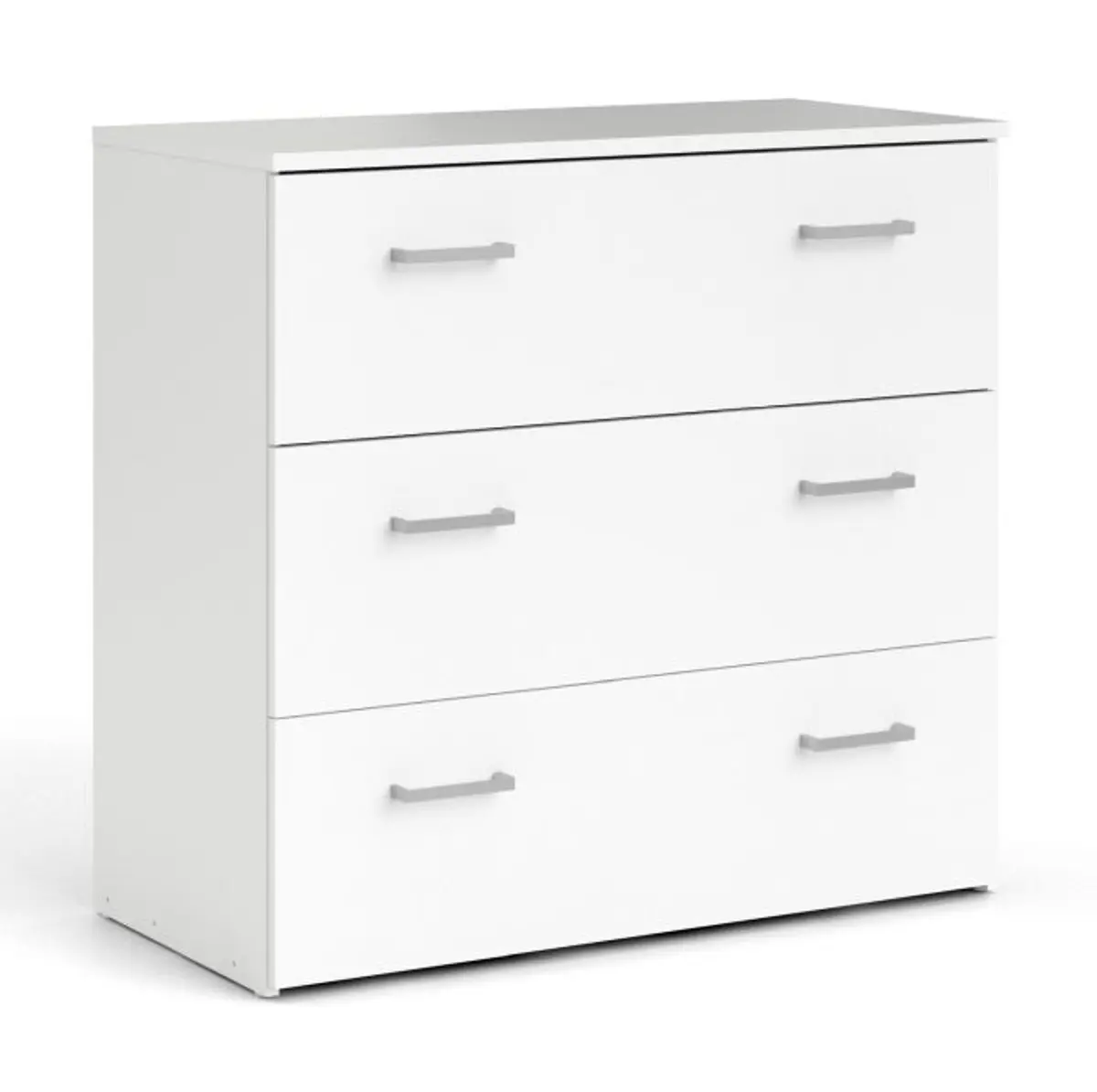 Kommode - B ca. 74 cm, Weiß