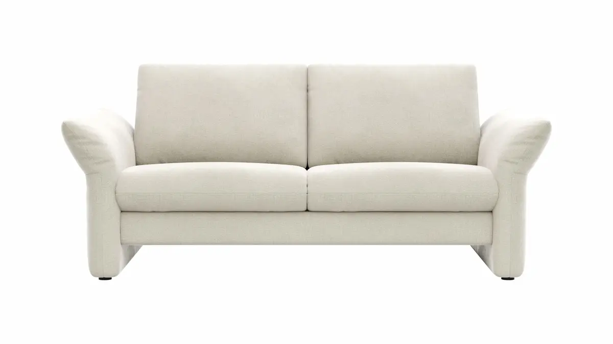 Sofa Gotera -  2,5-Sitzer inkl. Rückenlehne verstellbar, Stoff, Natur