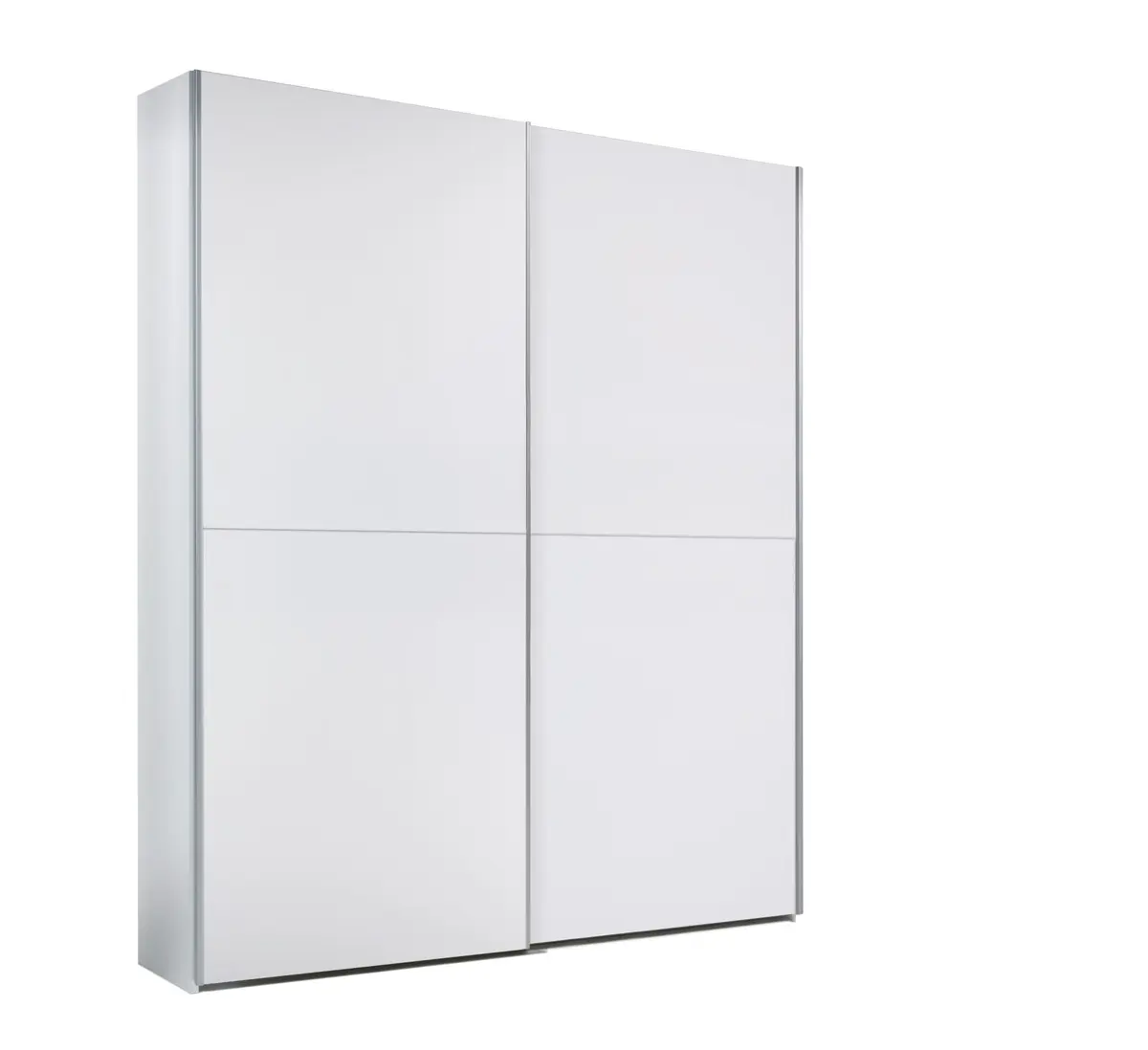 Schwebetürenschrank- B ca. 170 cm, Weiß