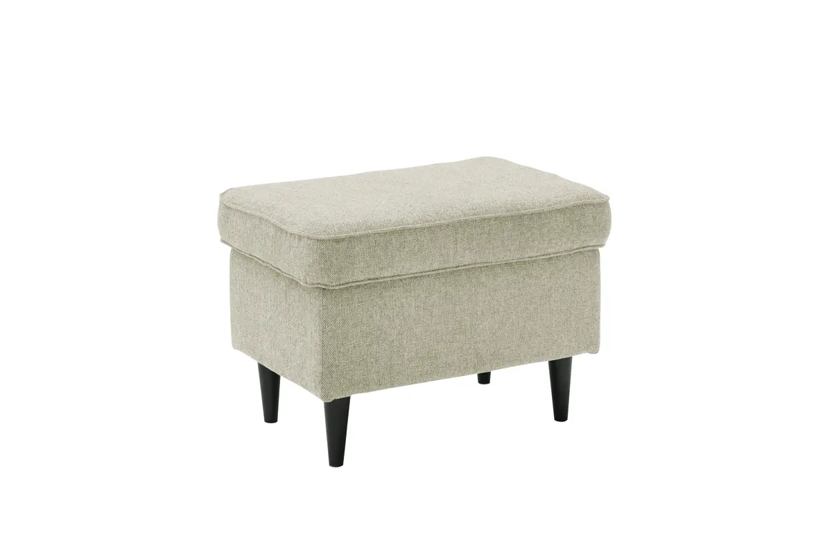Hocker - Webstoff, Beige