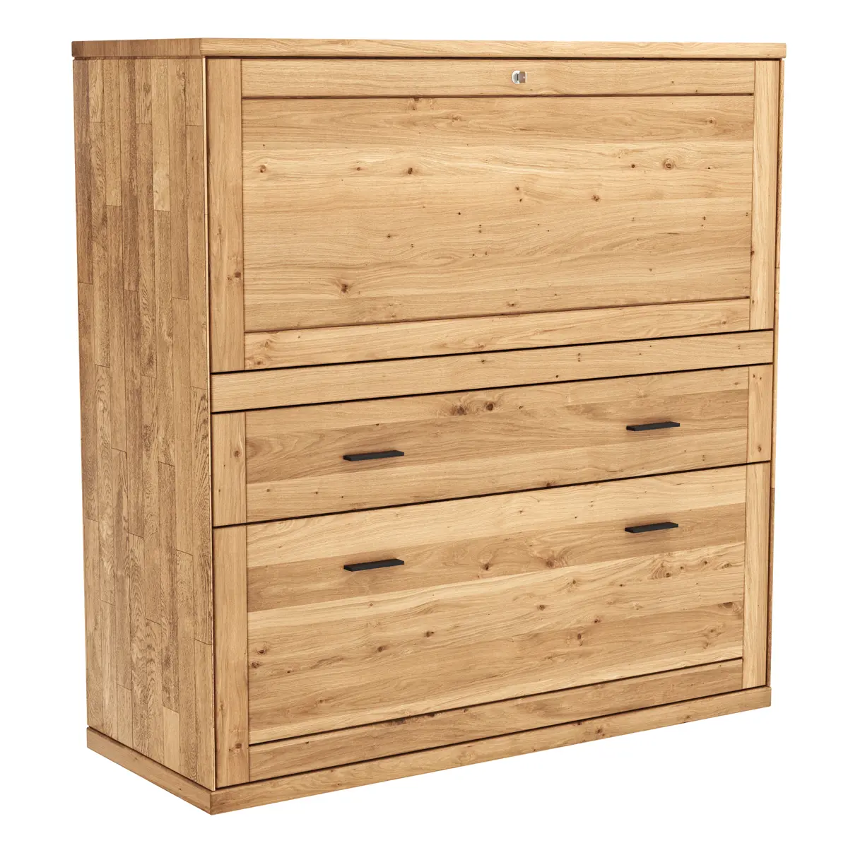 Sekretär Faro 6.0 - Wildeiche massiv, natur geölt