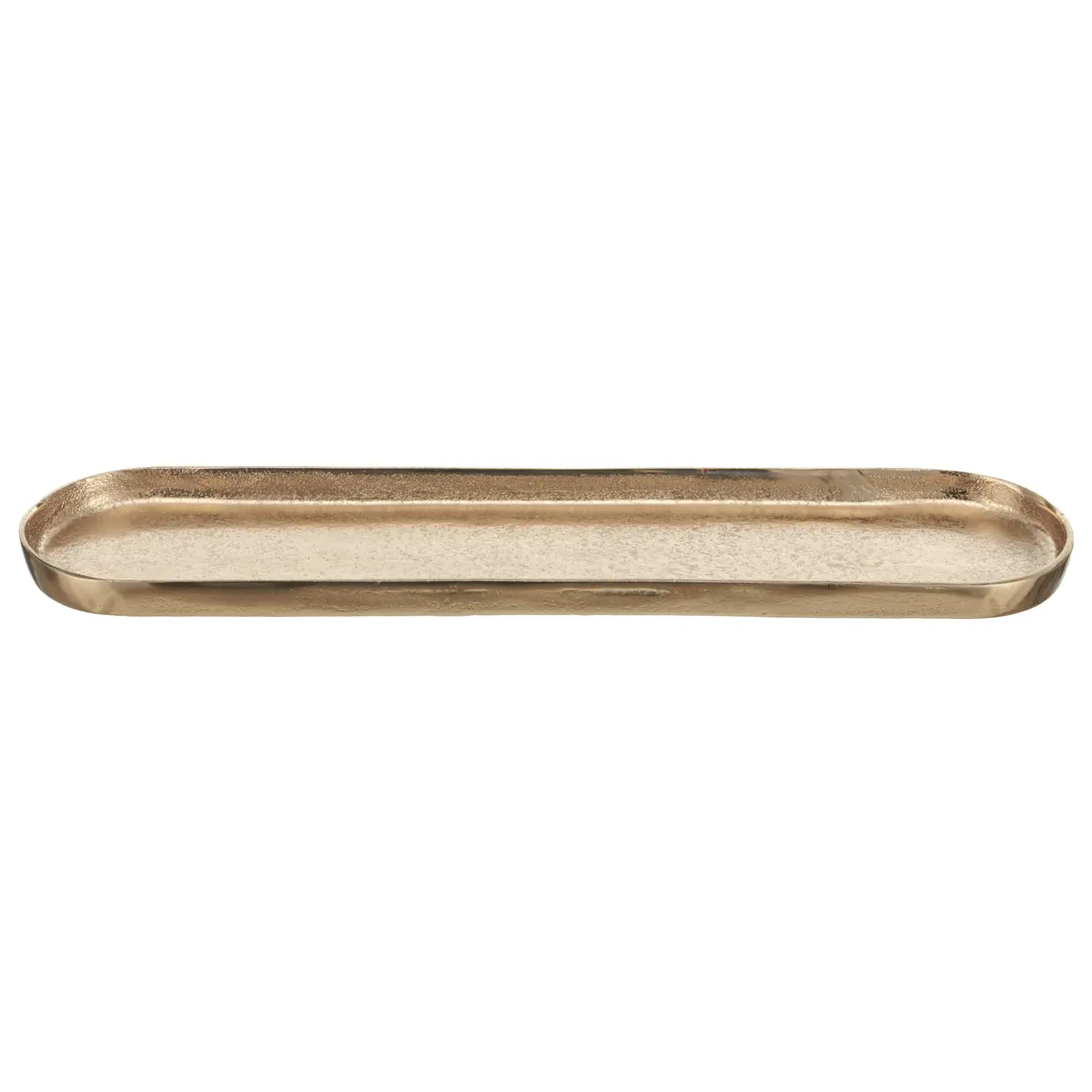 Deko-Schale - LBH ca. 54x14x2,5 cm, Goldfarben