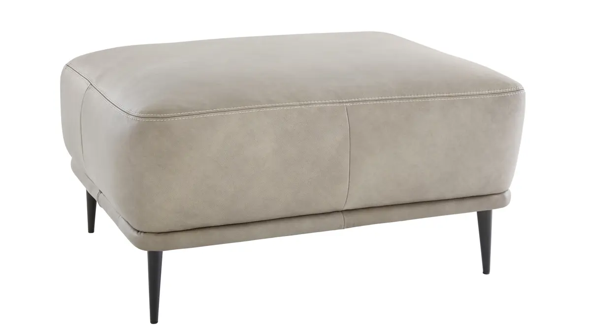 Hocker Oslo - Leder, Taupe