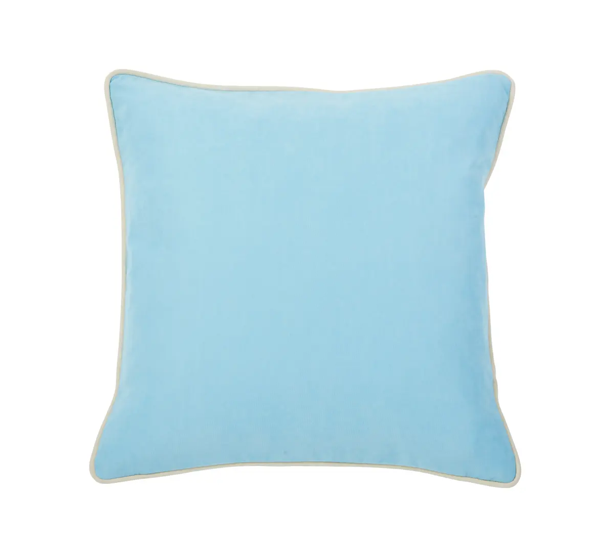 Kissenhülle mit Keder - BL ca. 45x45, Eisblau