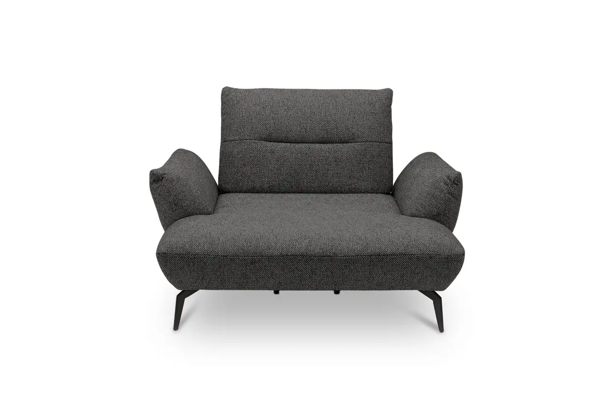 Sessel PAYTON - Loveseat inkl. Rückenneigung, Stoff, Taupe
