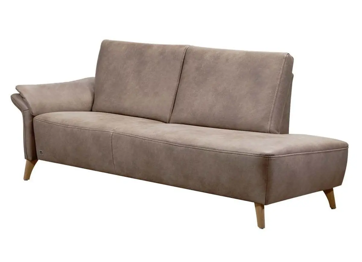 Sofa - Recamiere, Stoff, Schlamm