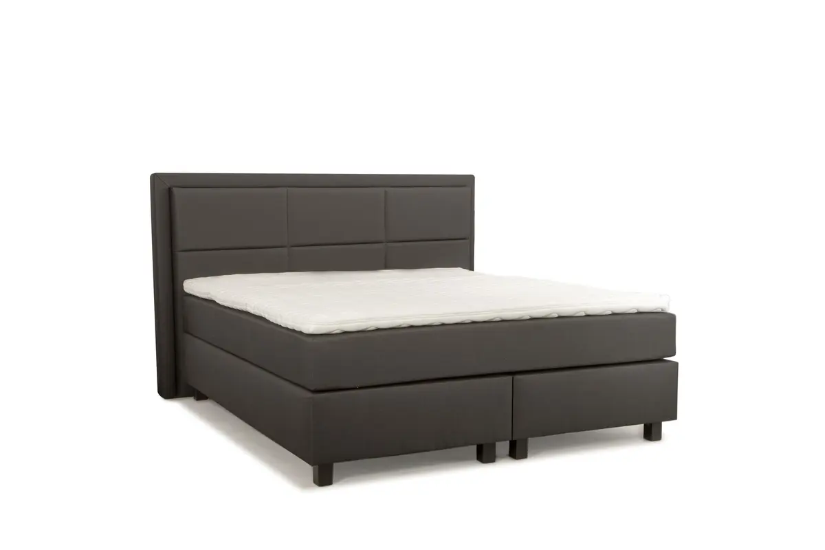 Boxspringbett - Liegefläche ca. 180x200 cm, Anthrazit