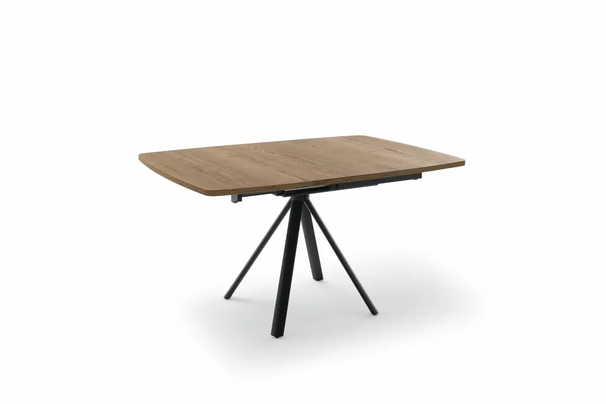 Esstisch - ausziehbar, LB ca. 100x100 cm, Eiche