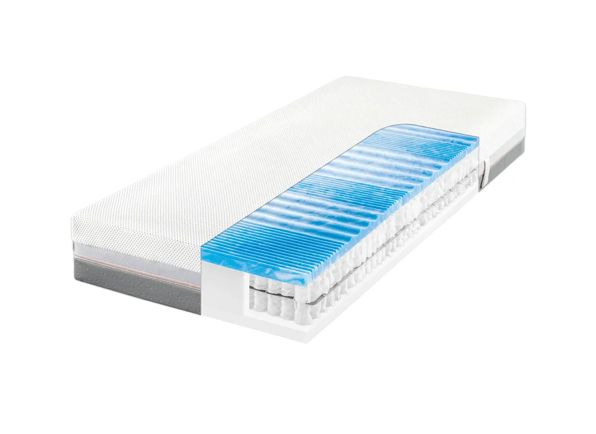 Gelart-Tonnentaschenfederkern-Matratze - Liegefläche ca. 90x200 cm, Härtegrad 2