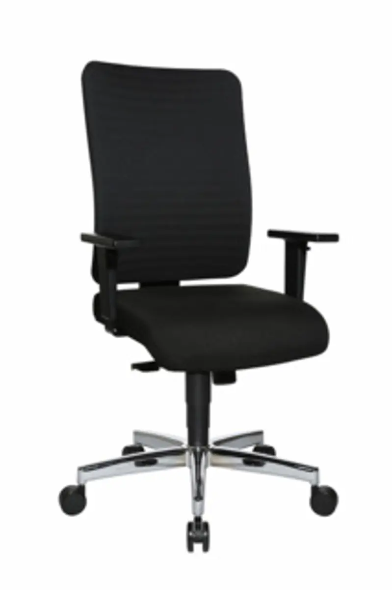 Bürodrehstuhl Ergo Work 260 - Stoff, Schwarz