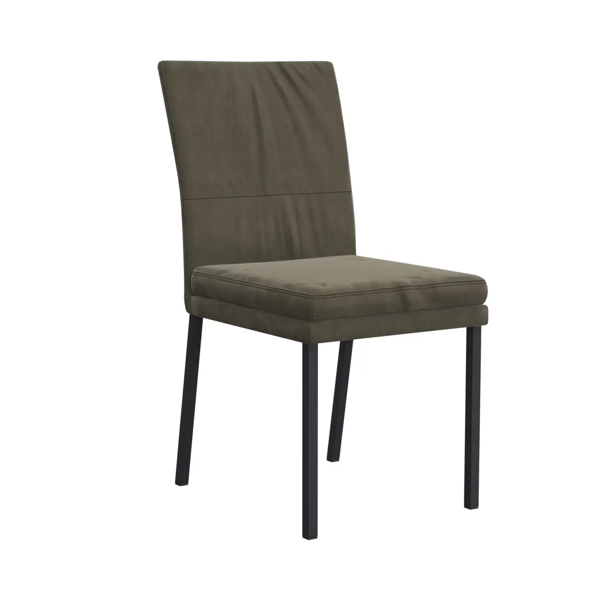 Stuhl Salamanca - Stoff, Olive