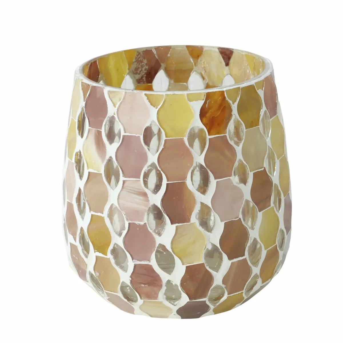 Deko-Vase - HØ ca. 12,5x12 cm, Beige