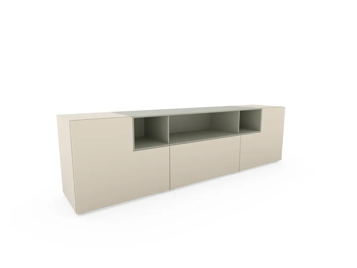 Sideboard 3900 - BHT ca. 220x62x45 cm, Lack, Kaschmir