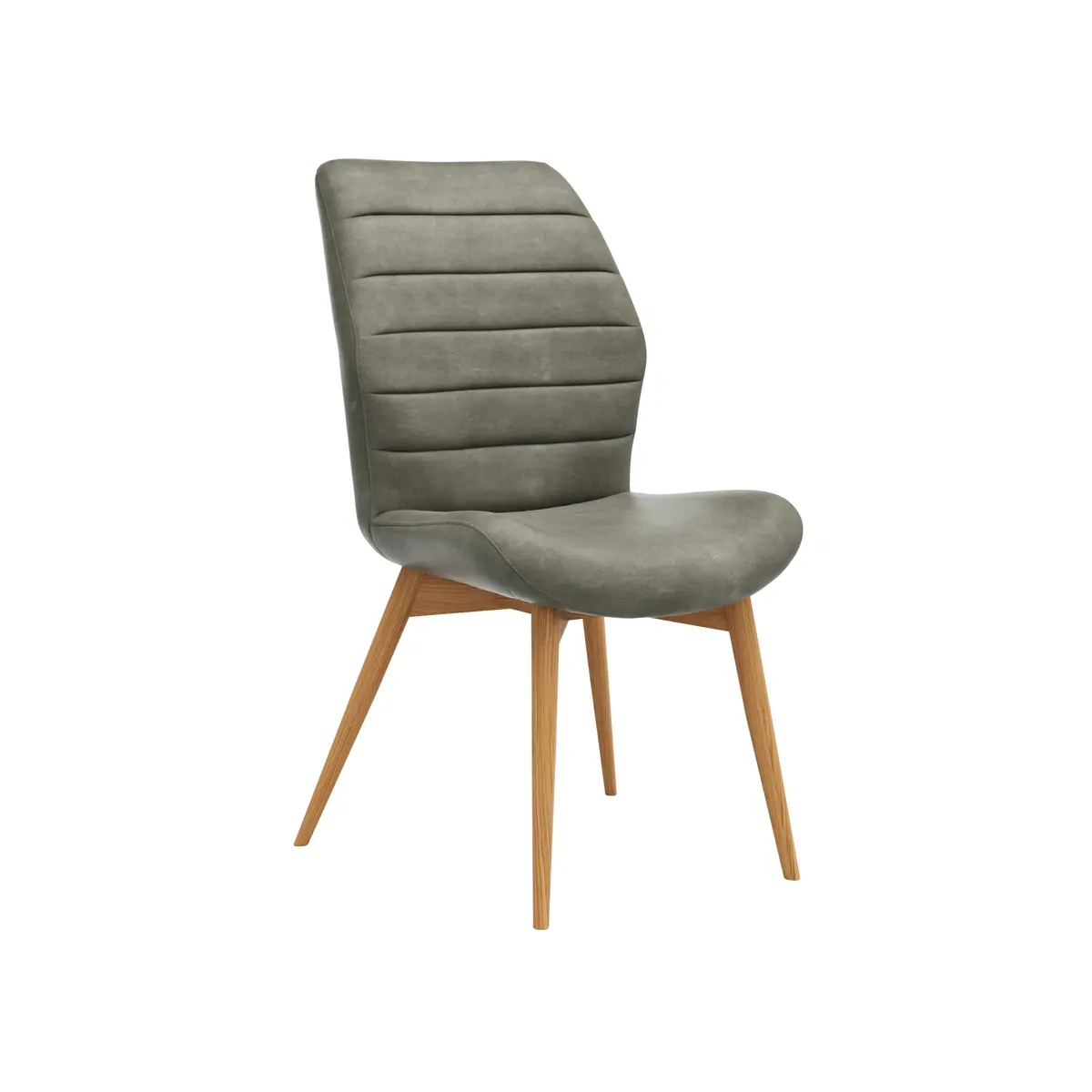 Stuhl Dalyan - Stoff, Grau