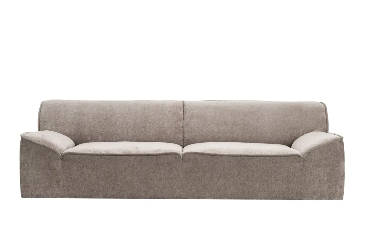 Sofa Quinto - 2-Sitzer, Stoff, Braun