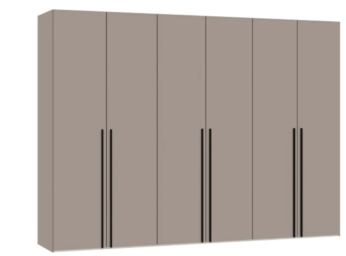 Drehtürenschrank JOIN IT- B ca. 303 cm,  Nougat