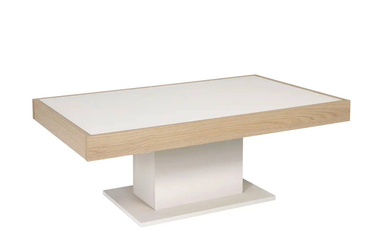 Couchtisch - LB ca. 110x68 cm, Kaschmir, Lindberg Eiche Nachbildung