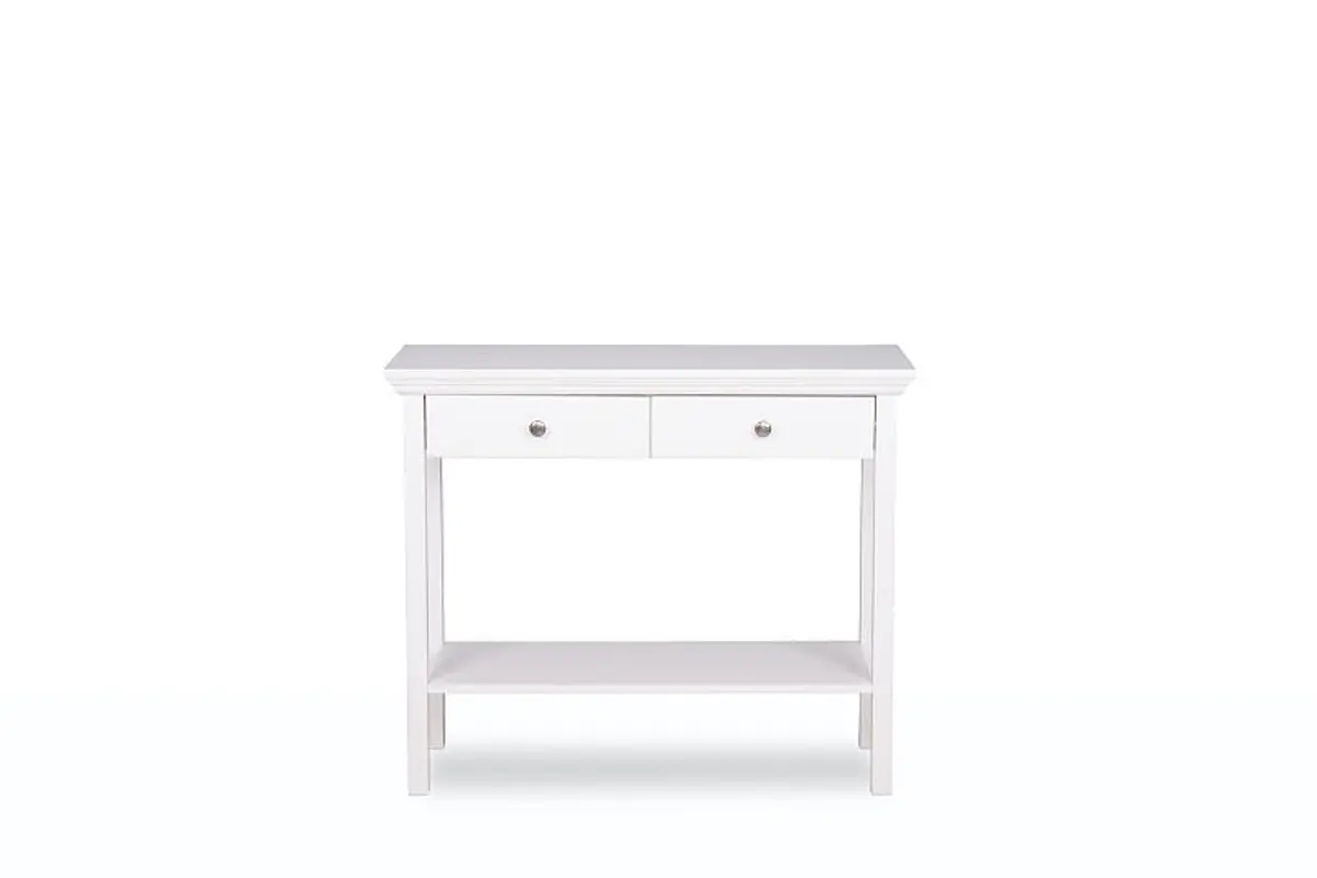 Konsole- LB ca. 90x35 cm, Weiß