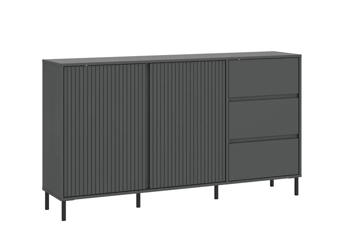 Sideboard - B ca. 158 cm, Anthrazit